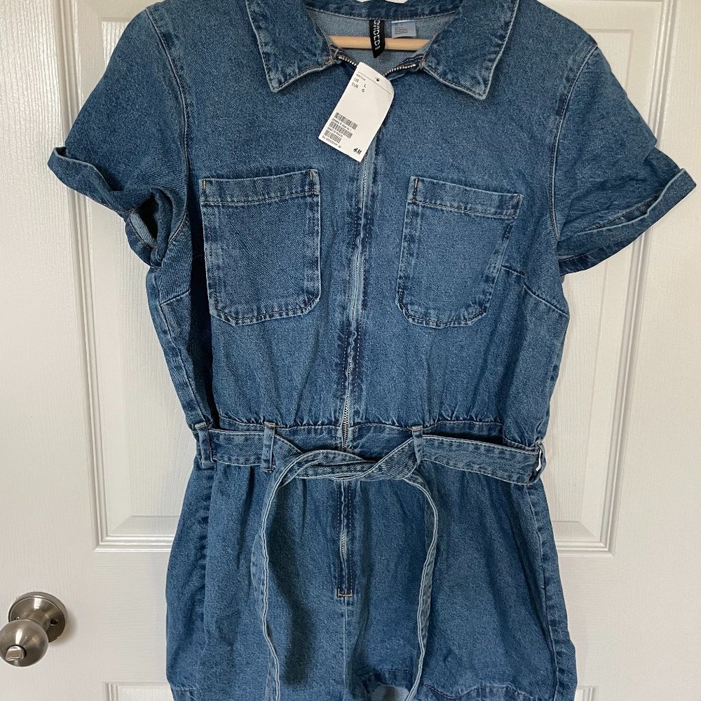 H&M Divided Denim Romper